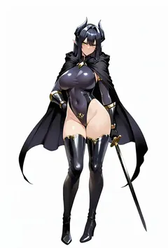 美腿是弱点的魔界女帝被捕获凌辱