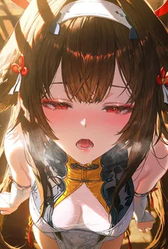神狐大人没有输!只是变成变态母猪的样子♥